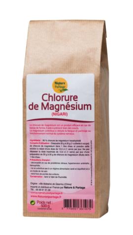 Chlorure de magnésium (Nigari) 500gr Humains