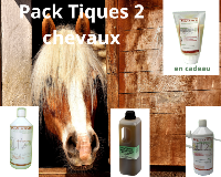 Pack contre l'attaque des tiques pour 2 chevaux : 1 Equi'stick et frais de port OFFERTS