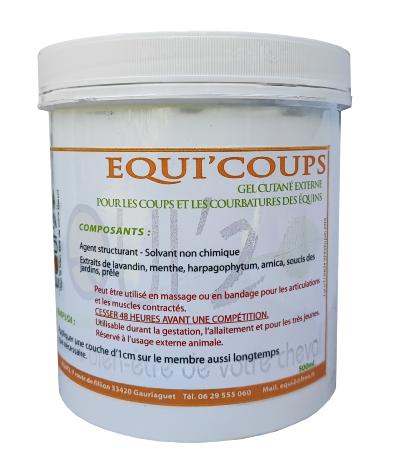 Equi'coups gel pour les membres des chevaux