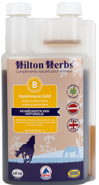 Equimmune Gold, la réponse immunité de Hilton Herbs pour chevaux