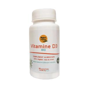Vitamine D3 bio – 60 comprimés- pour humains