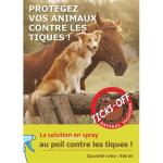 Tick Off répulsif naturel contre les tiques (chiens)