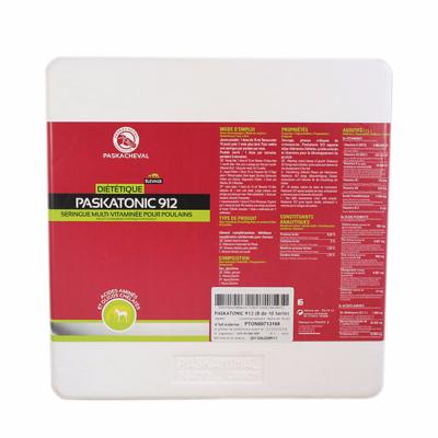 Paskatonic 912  seringues multi vitaminées pour les poulains 