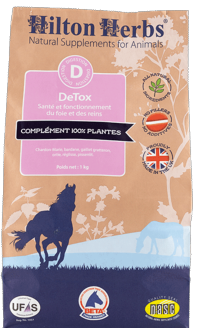 Detox nettoie le foie et les reins des équidés en plantes sèches (promo)