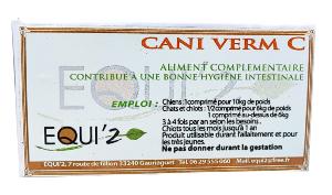 Cani Verm C Blister, le vermifuge naturel en cachet des chiens 